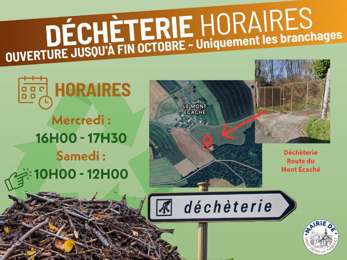 Illustration de l'article 'Déchèterie de SDLT ouverte jusqu’à fin octobre'
